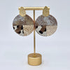 Load image into Gallery viewer, Silver western earrings, Goldish silver earrings, Sparkle earrings